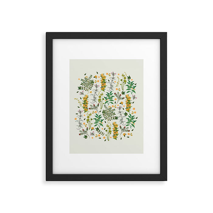 Vintage Wildflowers / Cozy Botanicals Framed Art Print Gallery Image 1