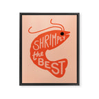 Shrimply the Best Framed Canvas Print Gallery Image 8