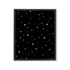 Tiny Stars Dark Framed Canvas Print Gallery Image 8