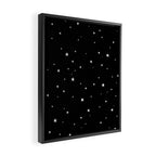 Tiny Stars Dark Framed Canvas Print Gallery Image 2
