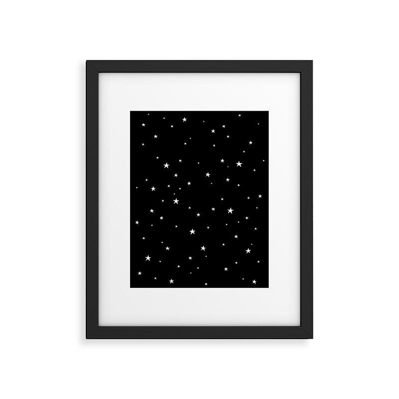 Tiny Stars Dark Framed Art Print Gallery Image 6