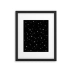 Tiny Stars Dark Framed Art Print Gallery Image 6