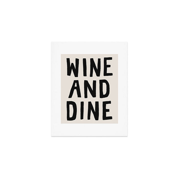 Wine And Dine Art Print Gallery Image 1