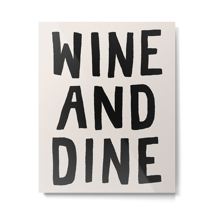Wine And Dine Metal Print Gallery Image 1