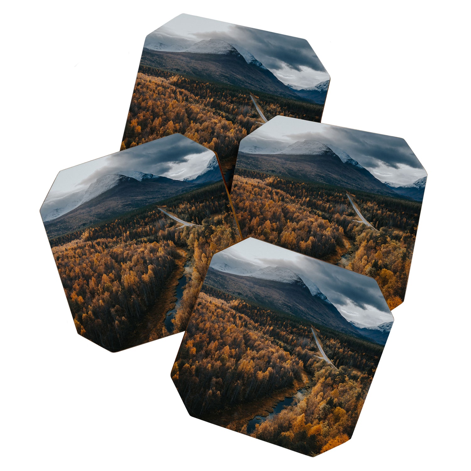 Arctic Autumn - Landscape and Nature Photography Coaster Gallery Image 1