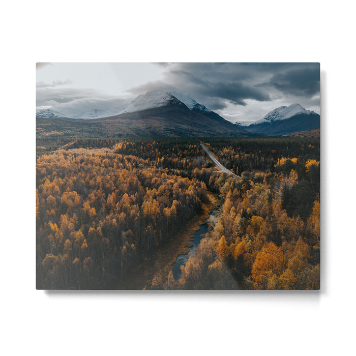 Arctic Autumn - Landscape and Nature Photography Metal Print Gallery Image 1