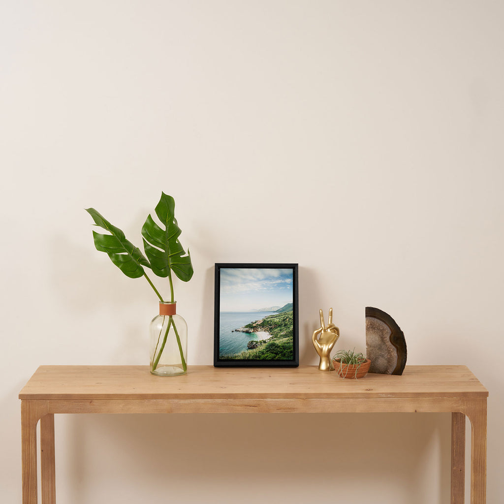 Beach - Landscape and Nature Photography Framed Canvas Print Gallery Image 4
