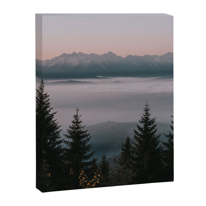 Faraway Mountains - Landscape and Nature Photography Canvas Print Gallery Image 1