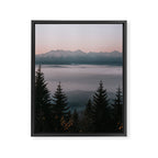 Faraway Mountains - Landscape and Nature Photography Framed Canvas Print Gallery Image 6