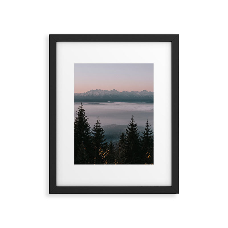 Faraway Mountains - Landscape and Nature Photography Framed Art Print Gallery Image 5