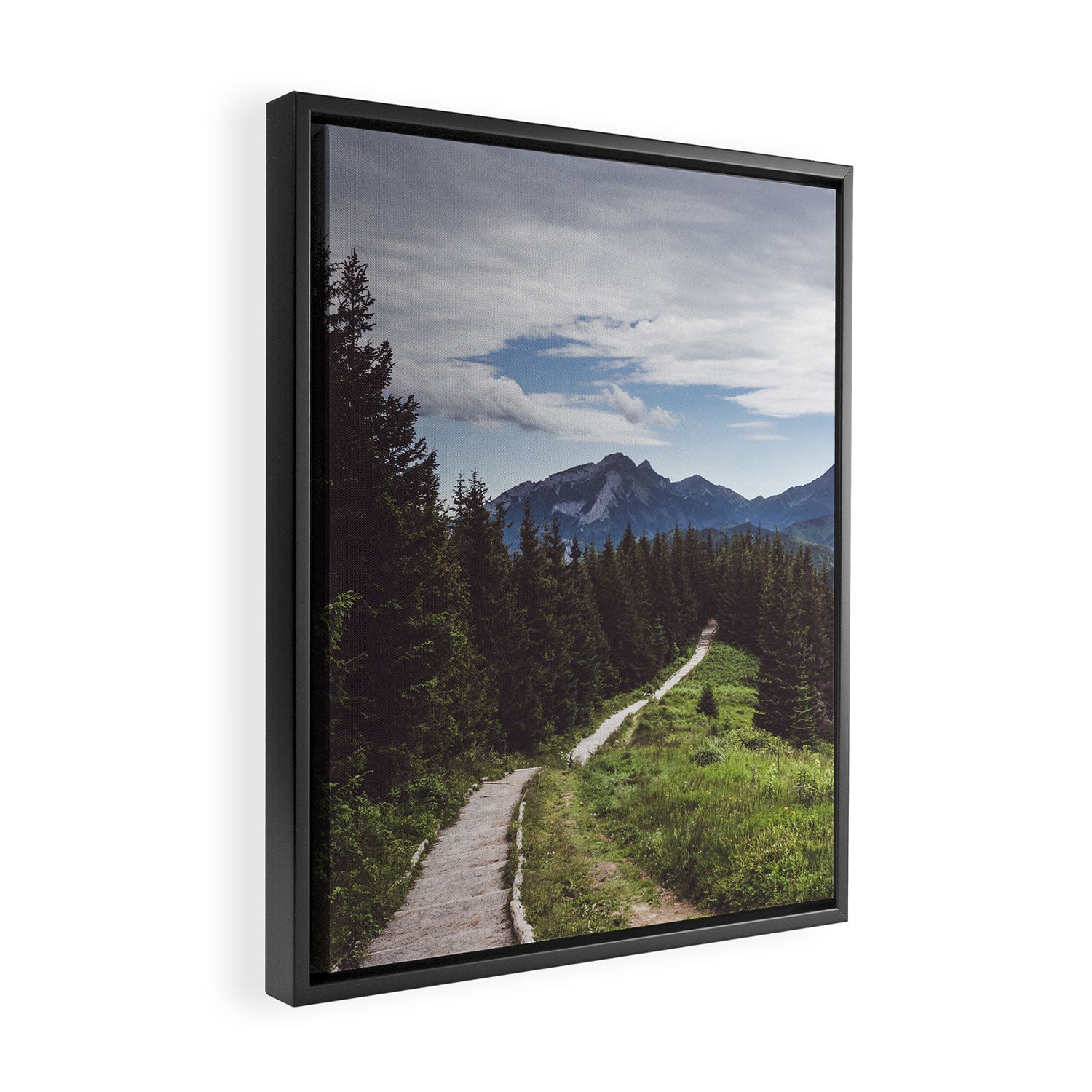 Greetings from the trail - Landscape and Nature Photography Framed Canvas Print Gallery Image 2