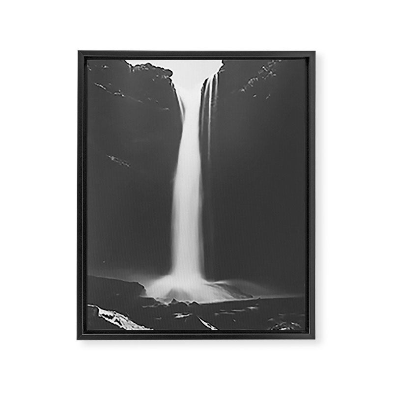 Hidden waterfall - Landscape and Nature Photography Framed Canvas Print Gallery Image 6