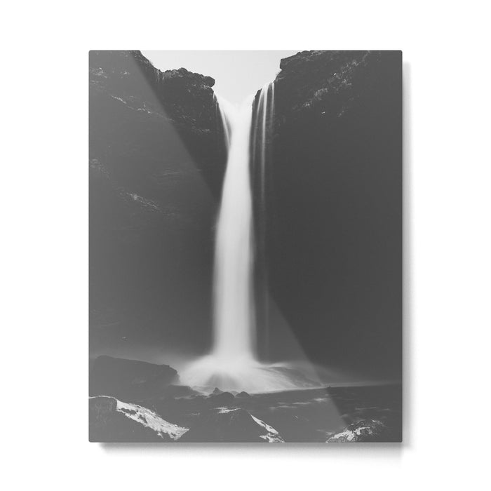 Hidden waterfall - Landscape and Nature Photography Metal Print Gallery Image 1