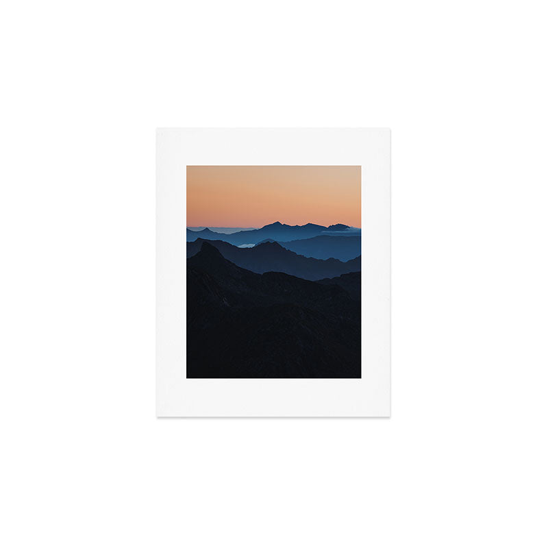 Hike More Worry Less - Landscape and Nature Photography Art Print Gallery Image 1