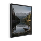 Lake View - Landscape and Nature Photography Framed Canvas Print Gallery Image 2