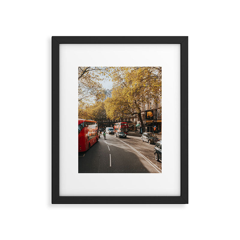 London Red Buses - Photography Framed Art Print Gallery Image 5