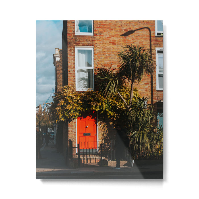 London Red Door  - Photography Metal Print Gallery Image 1