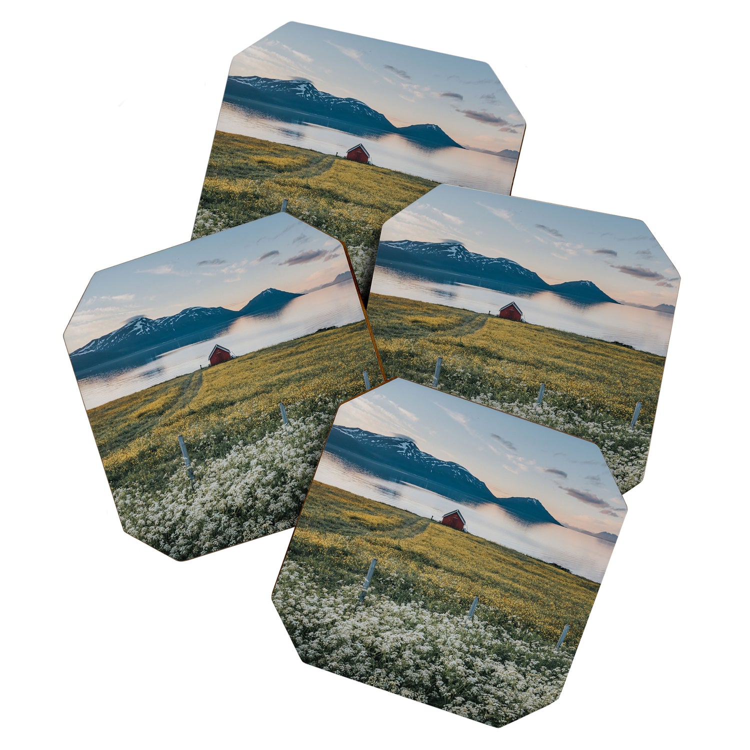 Nordic Summer - Landscape and Nature Photography Coaster Gallery Image 1