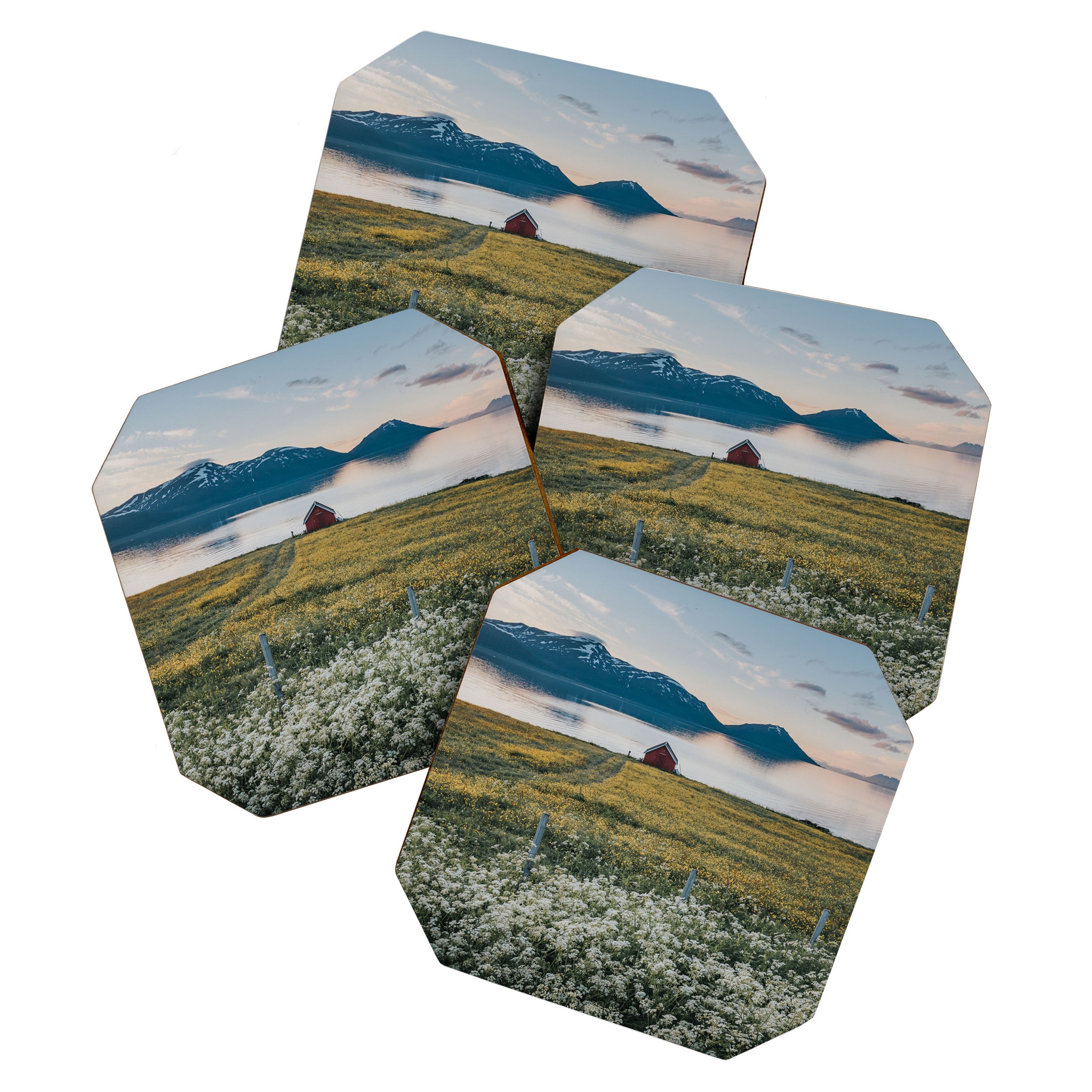 Nordic Summer - Landscape and Nature Photography Coaster Gallery Image 1