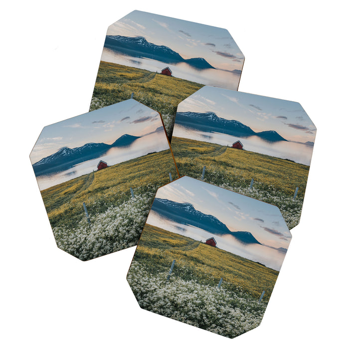 Nordic Summer - Landscape and Nature Photography Coaster Gallery Image 1
