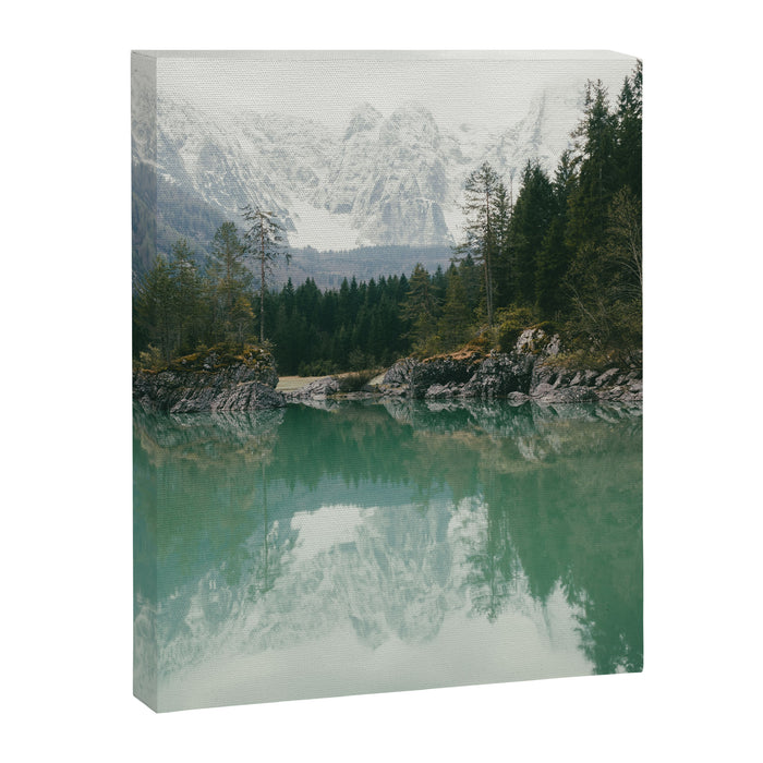 Turquoise lake - Landscape and Nature Photography Canvas Print Gallery Image 1