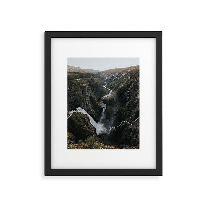 Voringsfossen Waterfall - Landscape and Nature Photography Framed Art Print Gallery Image 1