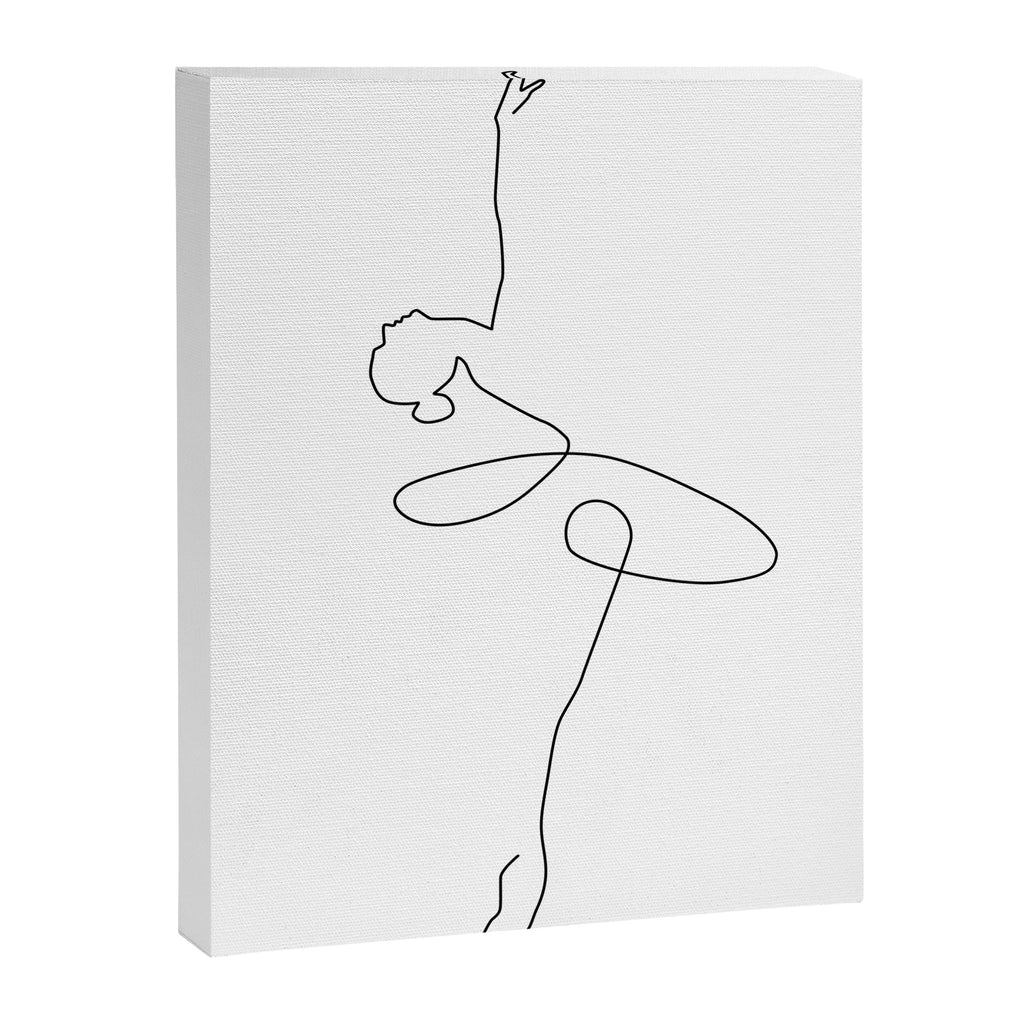 Abstract Ballerina Canvas Print Gallery Image 6
