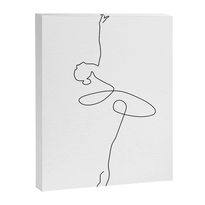 Abstract Ballerina Canvas Print Gallery Image 1