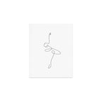 Abstract Ballerina Art Print Gallery Image 1