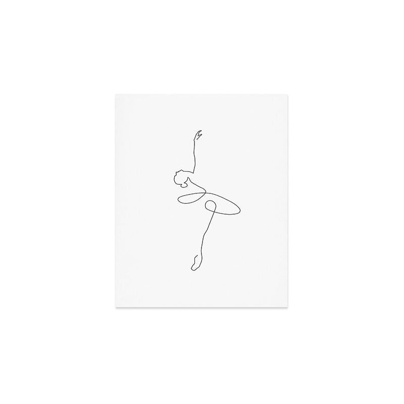 Abstract Ballerina Art Print Gallery Image 1