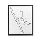 Athletic Framed Canvas Print Gallery Image 8