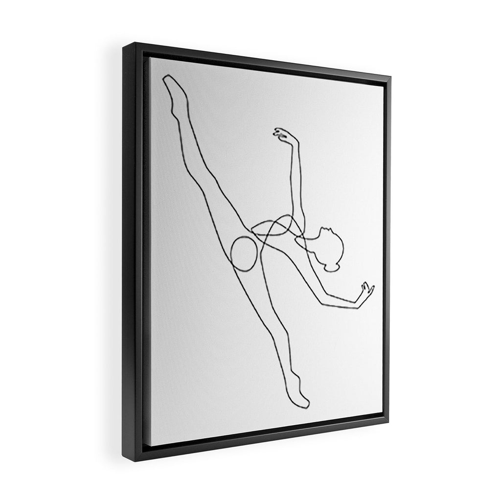 Athletic Framed Canvas Print Gallery Image 2