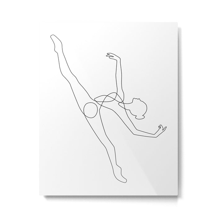 Athletic Metal Print Gallery Image 1