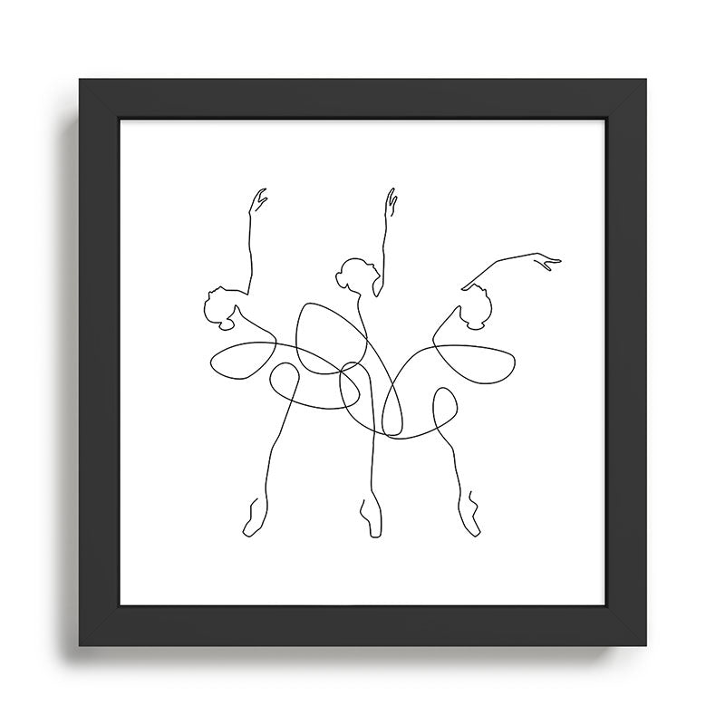 Ballet x 3 Framed Art Print Gallery Image 1