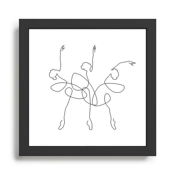 Ballet x 3 Framed Art Print Gallery Image 1