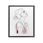 Blush Beauty Framed Canvas Print Gallery Image 6