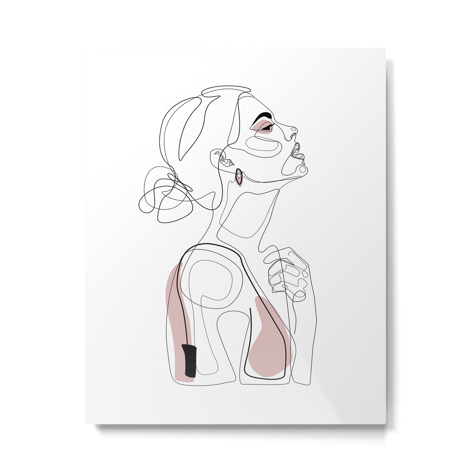 Blush Beauty Metal Print Gallery Image 4