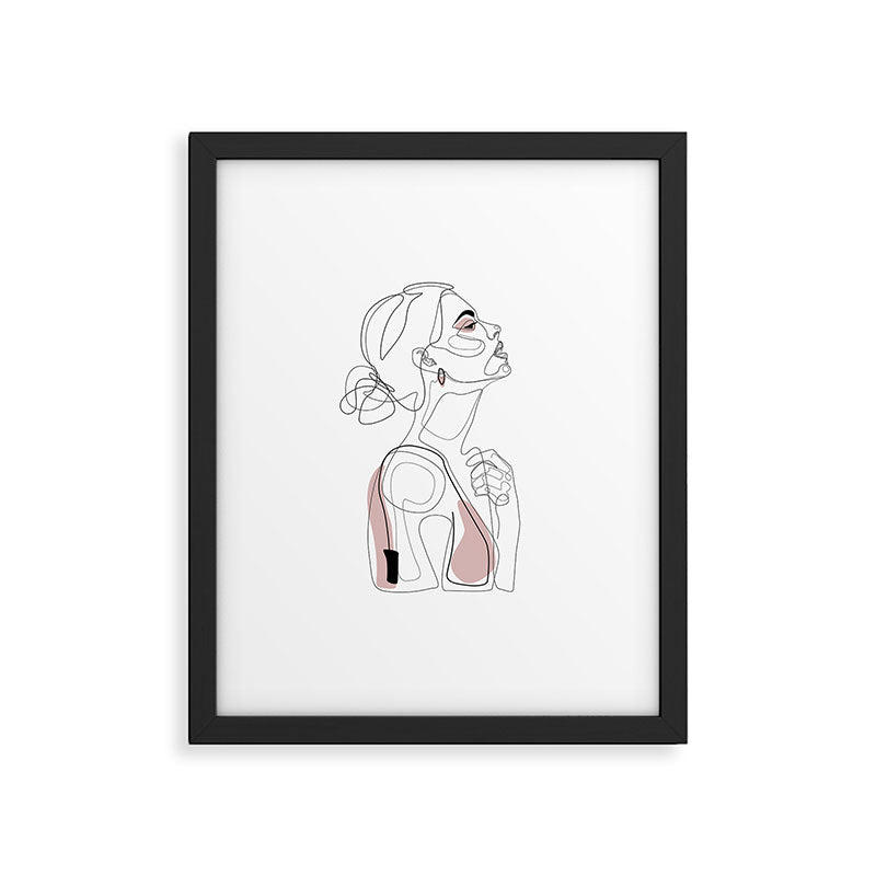 Blush Beauty Framed Art Print Gallery Image 5