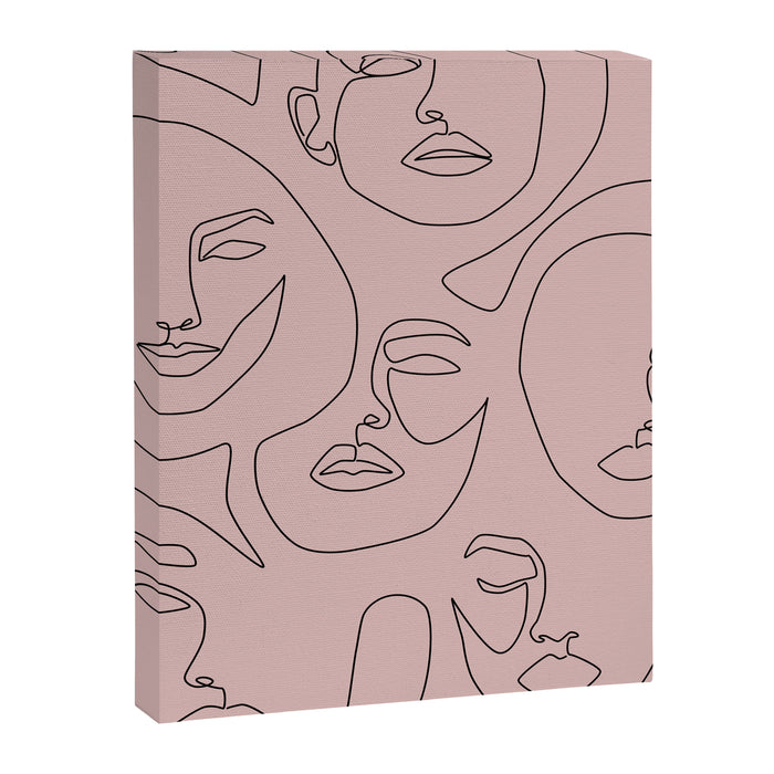 Blush Faces Canvas Print Gallery Image 1