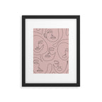 Blush Faces Framed Art Print Gallery Image 5