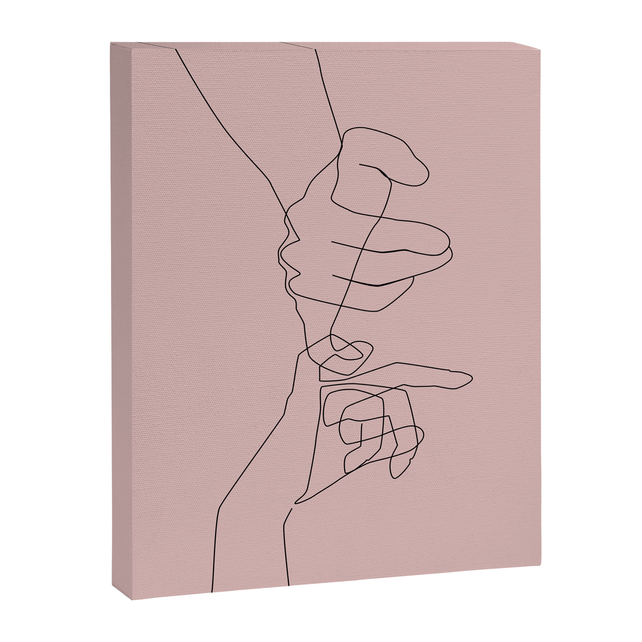 Blush Pinky Canvas Print Gallery Image 6