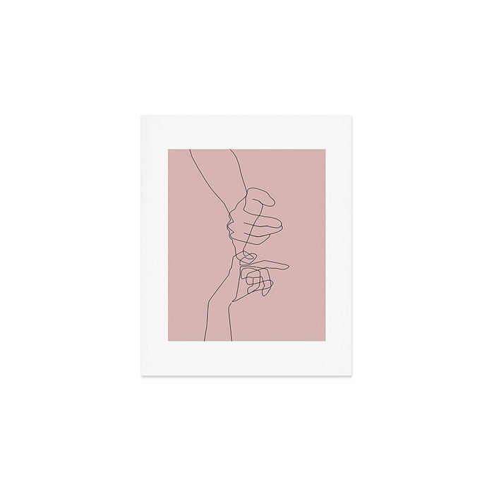 Blush Pinky Art Print Gallery Image 1
