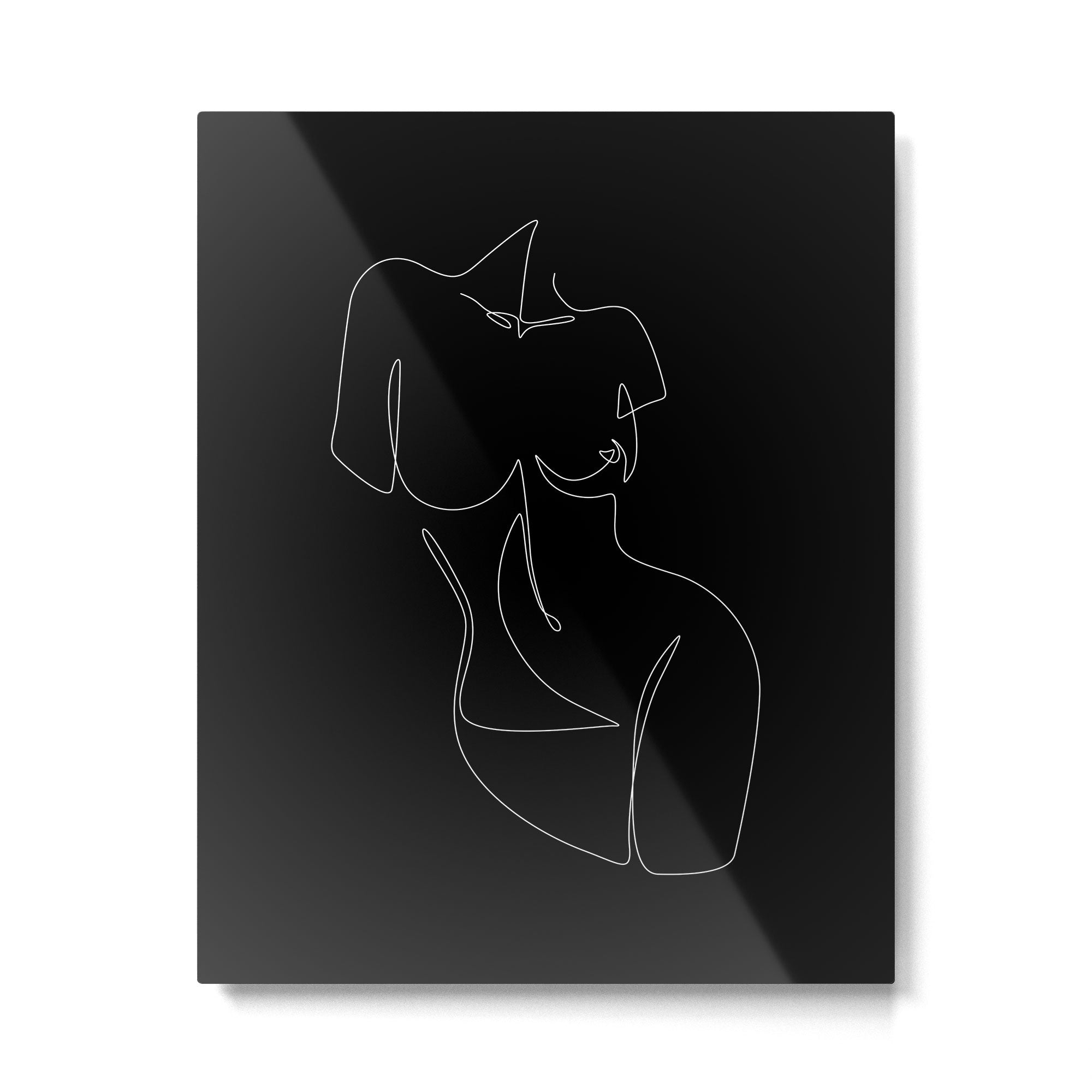 Curvalicious Night Metal Print Gallery Image 4