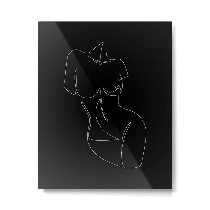 Curvalicious Night Metal Print Gallery Image 1