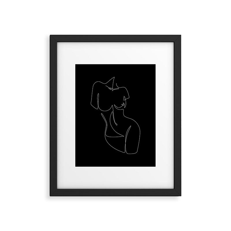Curvalicious Night Framed Art Print Gallery Image 5