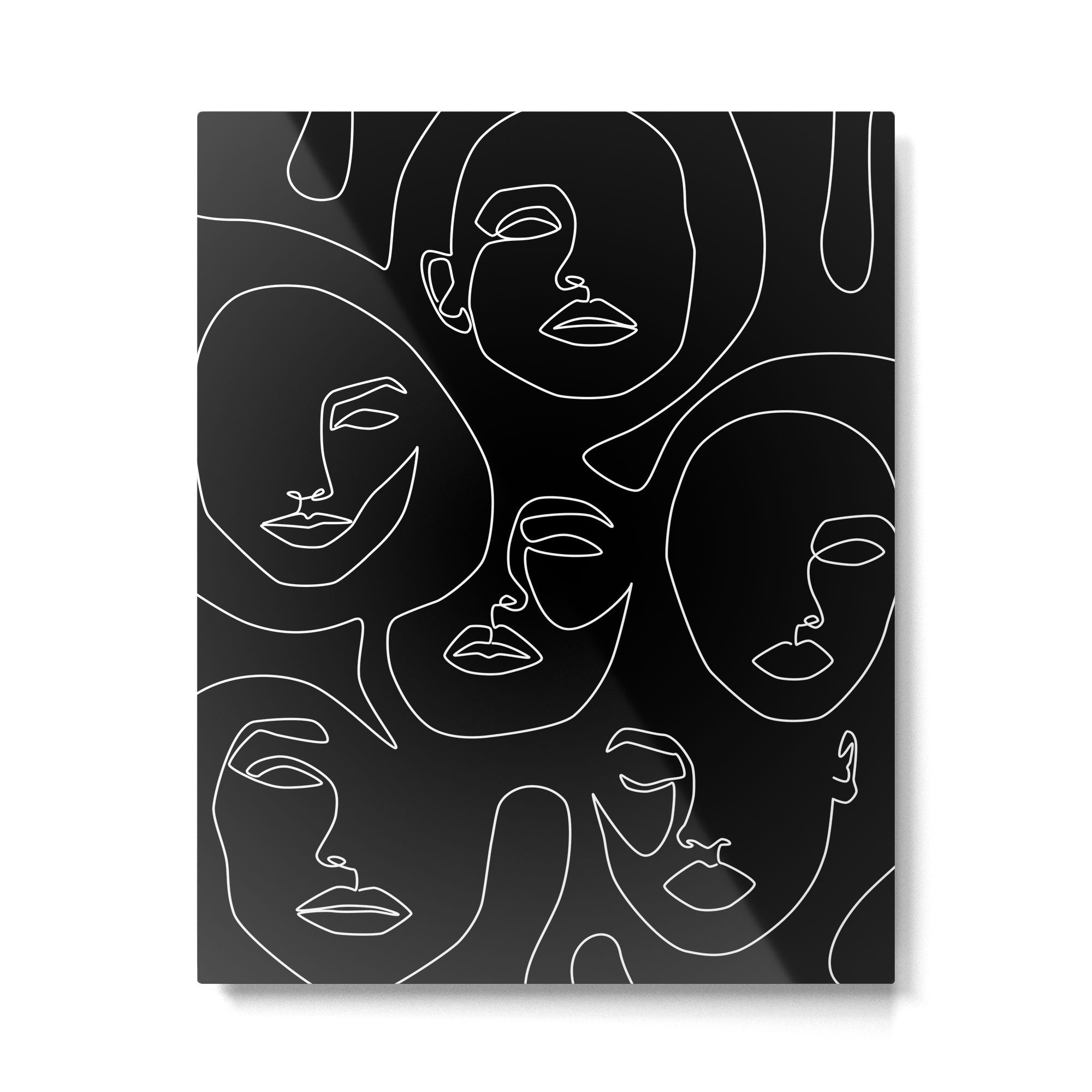 Faces in Dark Metal Print Gallery Image 4