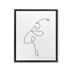 Fine Ballerina Framed Canvas Print Gallery Image 6