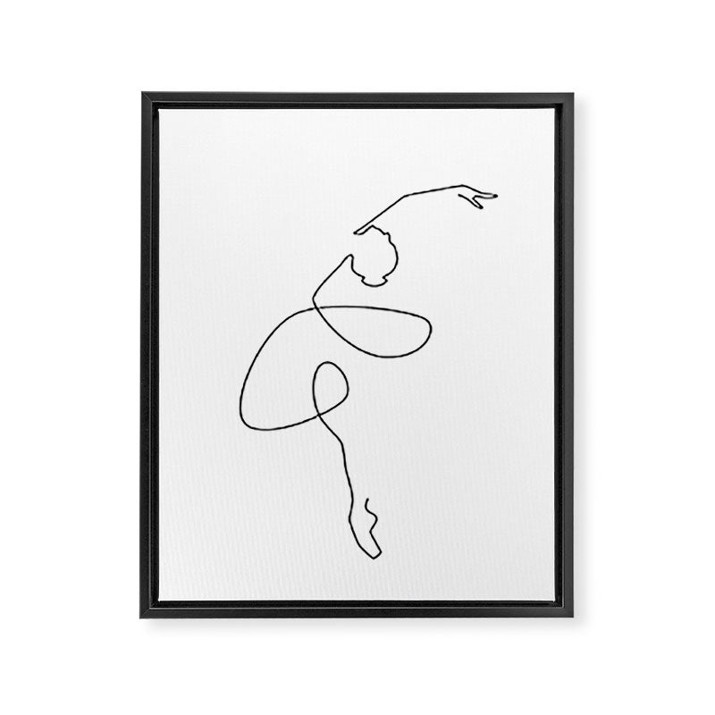 Fine Ballerina Framed Canvas Print Gallery Image 6