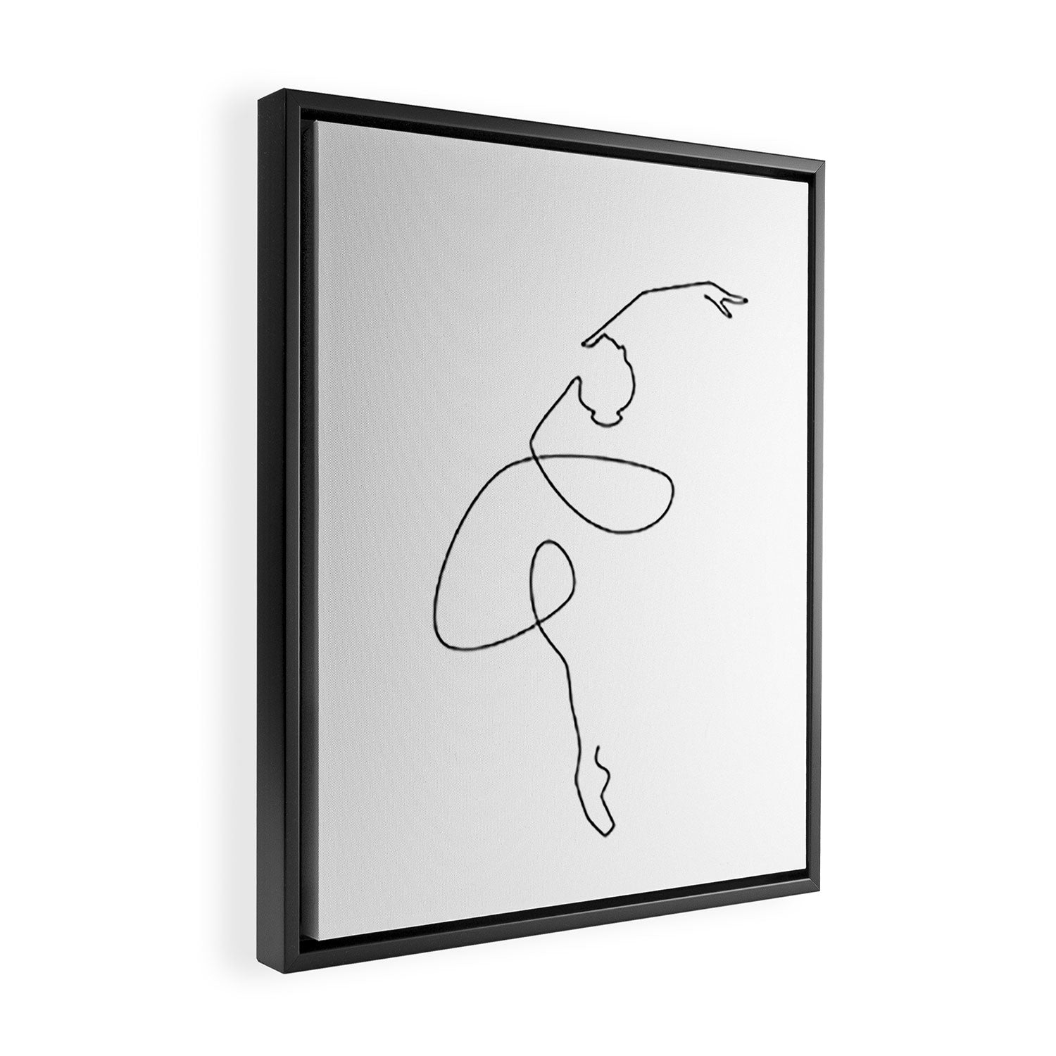 Fine Ballerina Framed Canvas Print Gallery Image 2