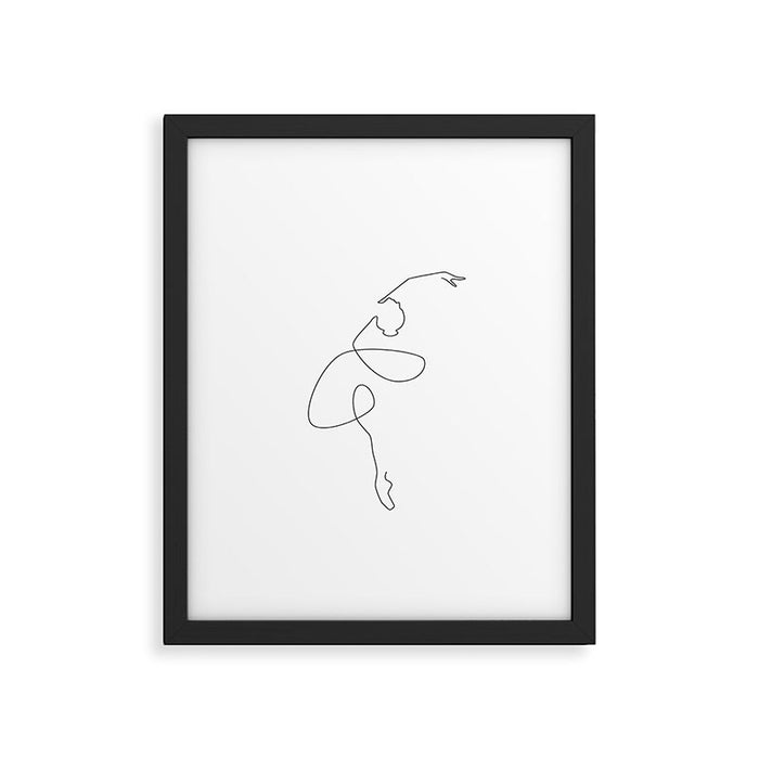 Fine Ballerina Framed Art Print Gallery Image 1